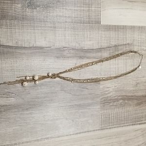 Gold multilayer necklace